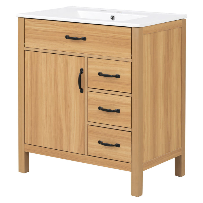 Modern Traditional Bathroom Vanity With Sink