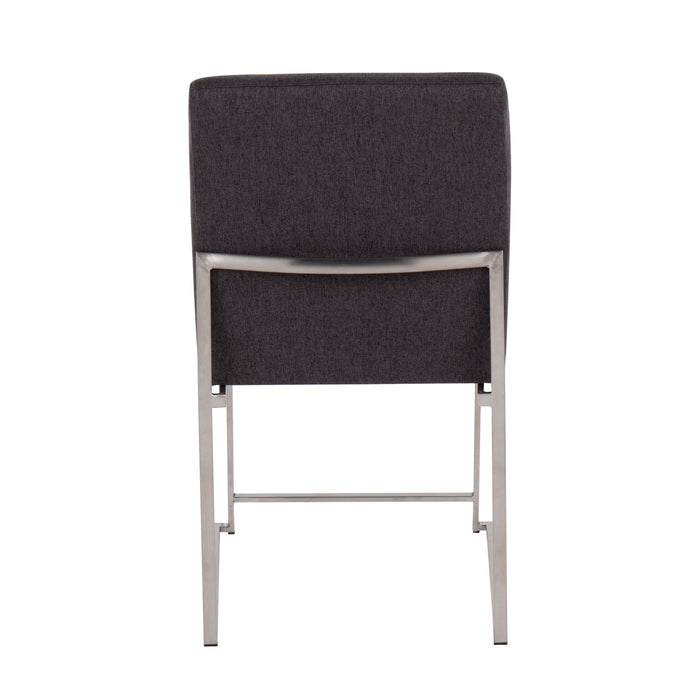 Fuji - Contemporary High Back Dining Chair, Modern Elegance (Set of 2)