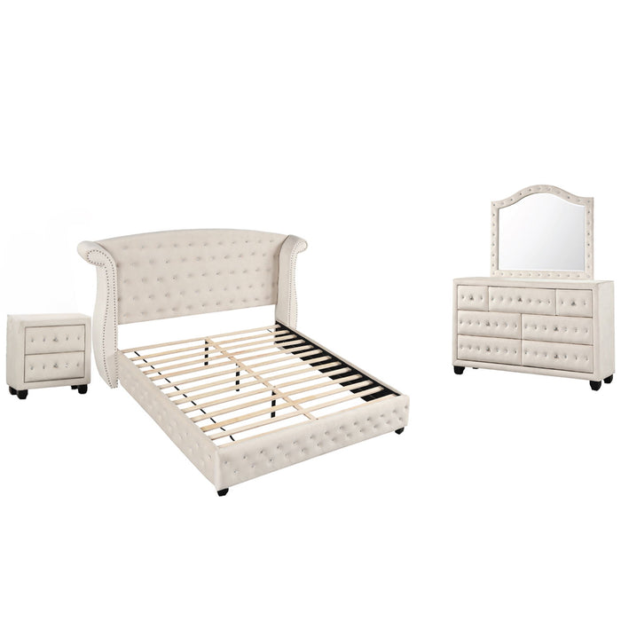 Sophia - Upholstered Bedroom Set