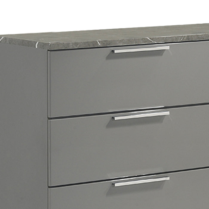 Elara - Dresser With Spacious Drawers - Gray