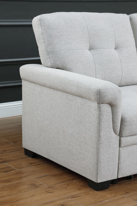 Hunter - Reversible Sleeper Sectional Sofa With Storage Chaise