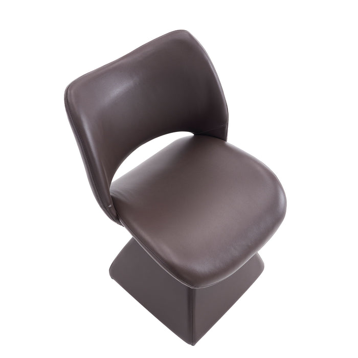 Modern Swivel Dining Chair With High Back