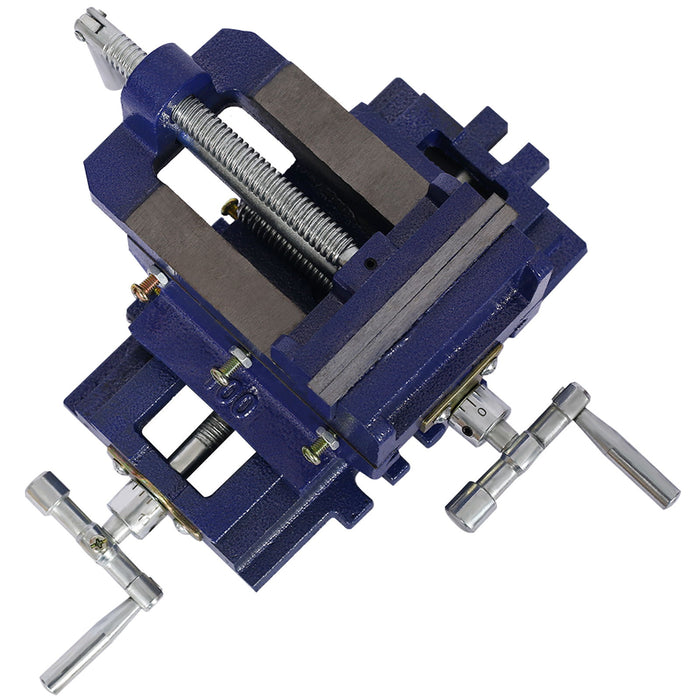 Industrial Quality Cross Slide Vise, Drill Press Metal Milling 2 Way X - Y