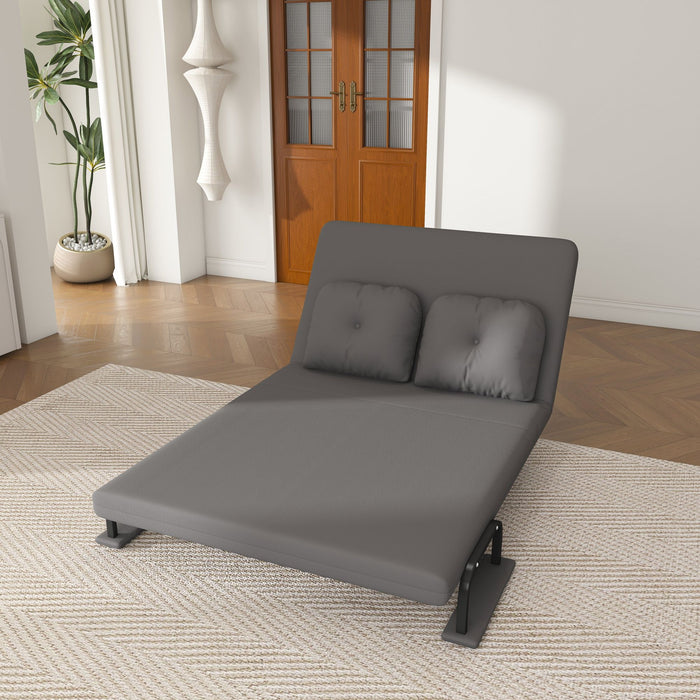 5 In 1 Convertible Sofa Bed For 2 With Adjustable Backrest