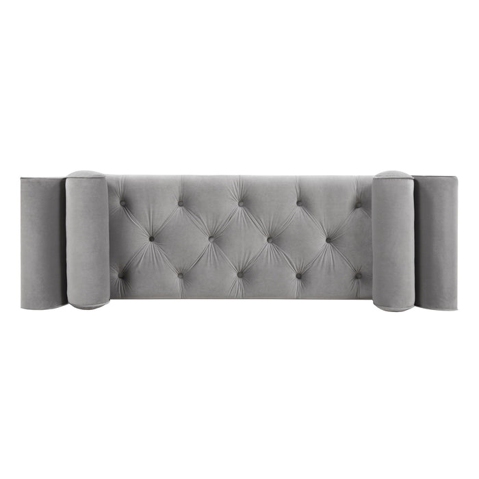 Alma - Tufted Flared Arm Entryway Bench