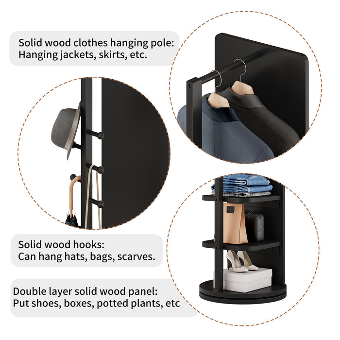 3 In 1 Multifunctional Full Length Clothing Mirror