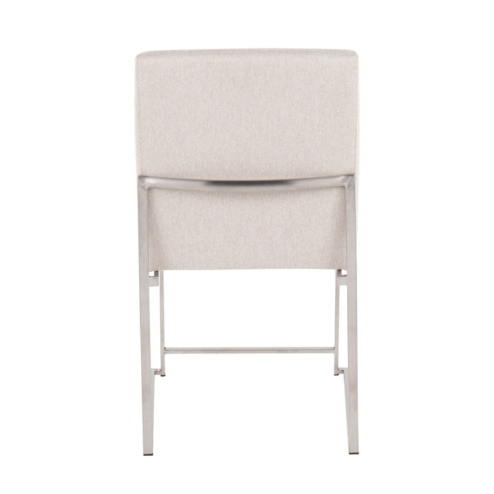 Fuji - Contemporary High Back Dining Chair, Modern Elegance (Set of 2)