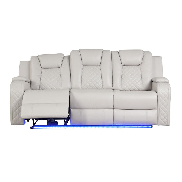 Benz - Power Recliner Set With LED Lighting And USB Charging