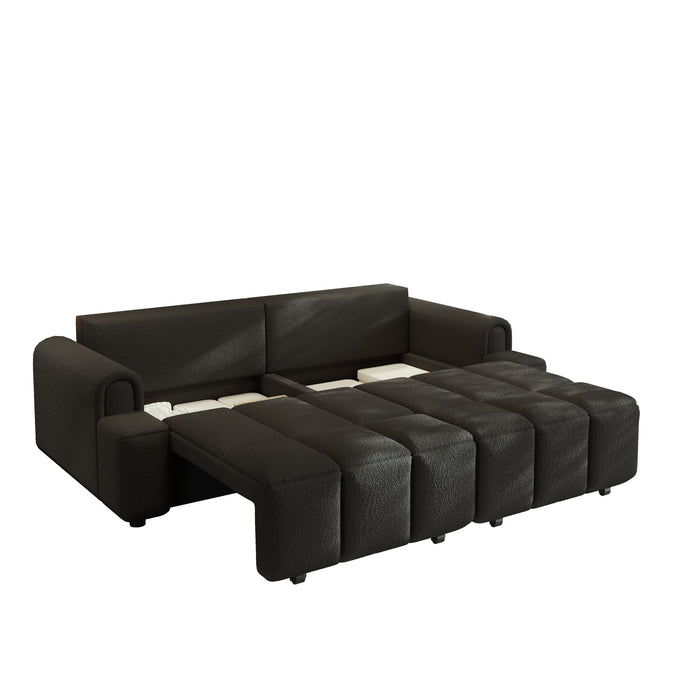 4 Seater Modern Couch With Seats Storage