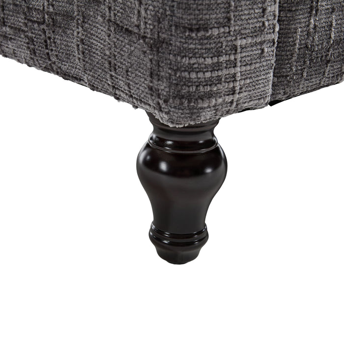 Chenille 2 Seater Sofa With LED Light, USB Charging Port, And Storage Bag