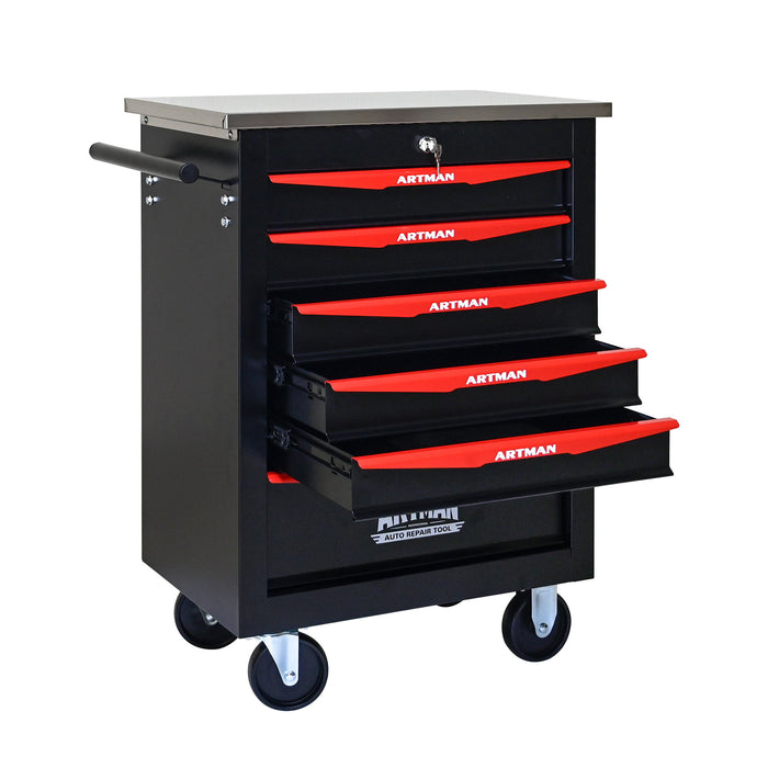 Drawer Multifunctional Tool Cart With Wheels For Garage