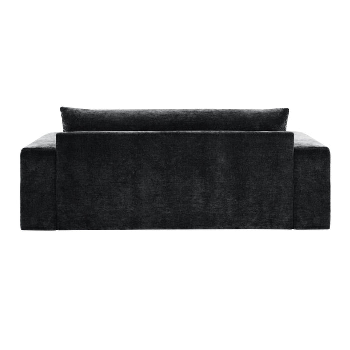Upholstered 3 Seater Sofa With Wide Armrests