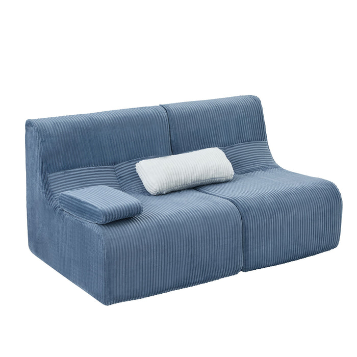 Modern Sectional Loveseat With Ergonomic Design