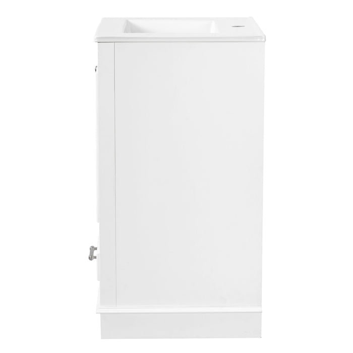 20" Bathroom Vanity With Sink, 1 Drawer, Freestanding Single Set