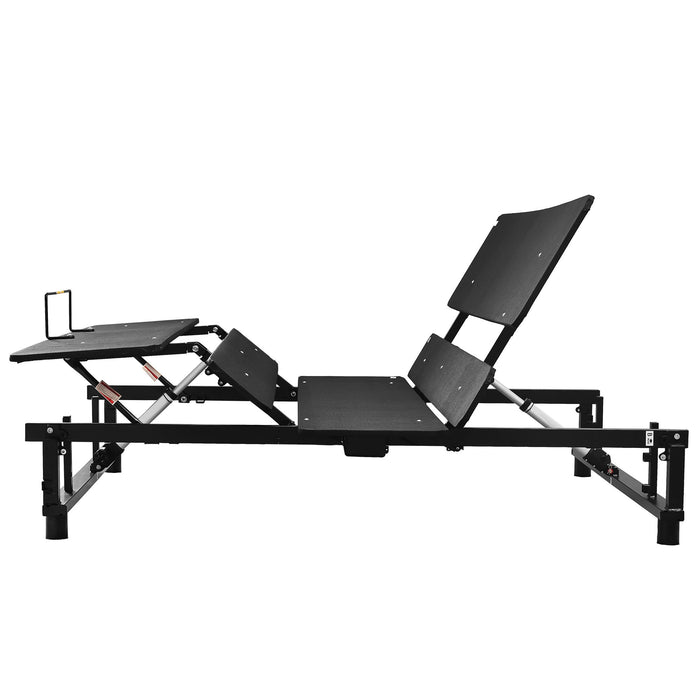 Adjustable Bed Base Frame With Head And Foot Incline And Wireless Remote
