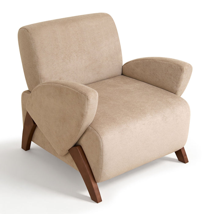 Lounge Accent Chair For Living Room - Beige Coffee