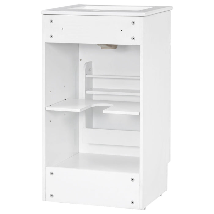 Bathroom Vanity With Sink, Cabinet With Adjustable Shelf