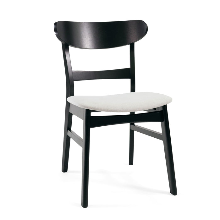 Modern Dining Chairs With Cushioned Seat (Set of 2)