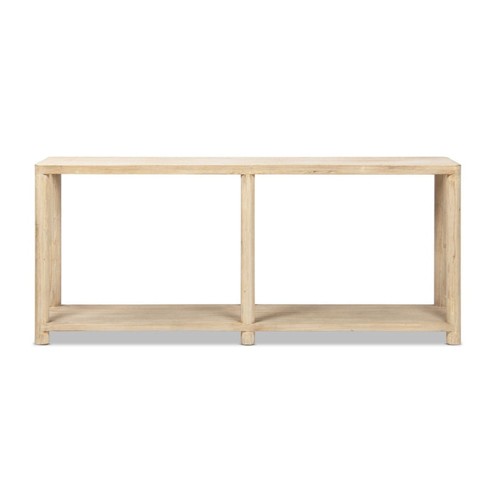 Milo - Console Table With Lower Shelf - Natural