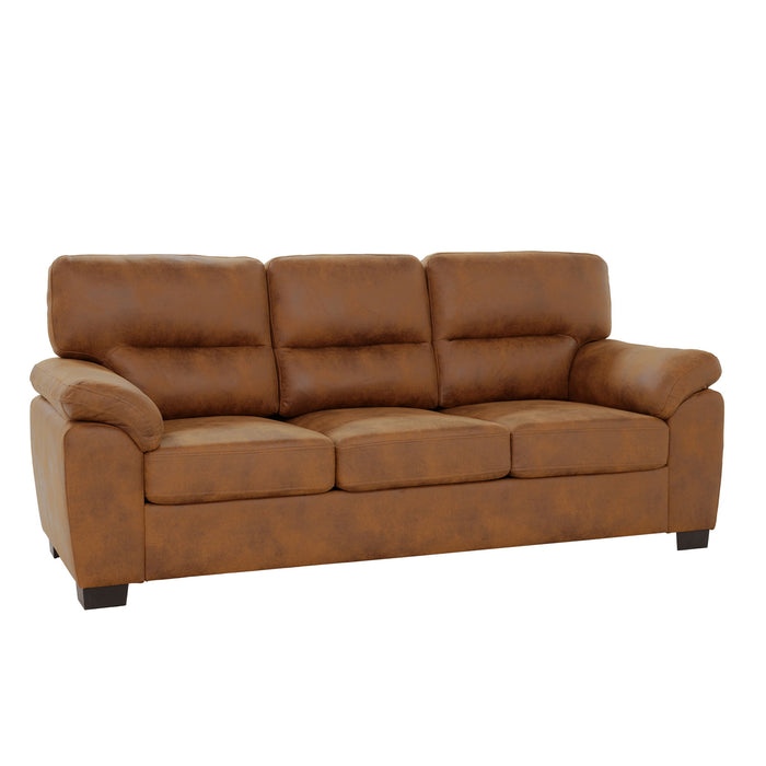 3 Seater Sofa With Padded Armrests And Triangular Leg