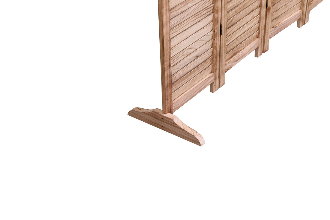Panel Wooden Folding Room Divider