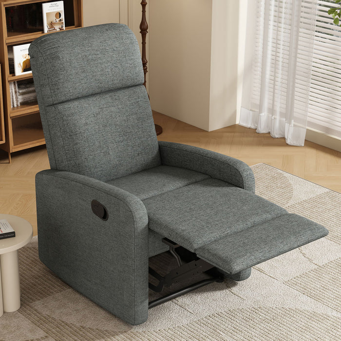 Modern Recliner Manual, Home Theater Chair With Adjustable Backrest