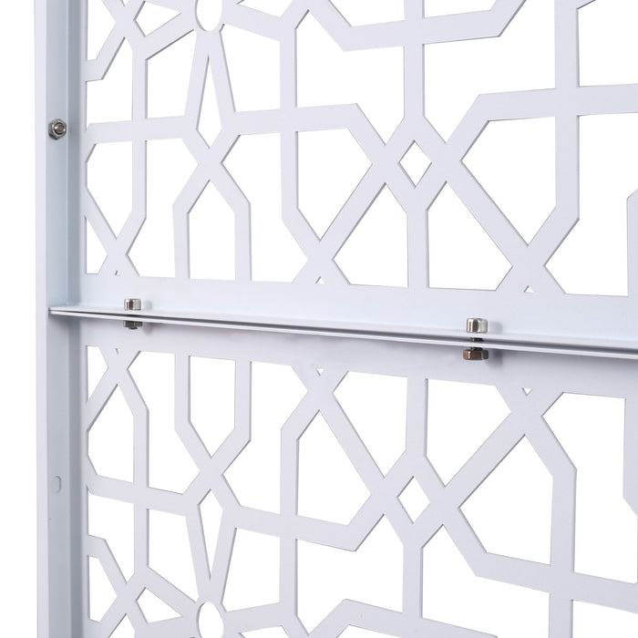 Outdoor & Indoor Metal Freestanding Decorative Privacy Screen
