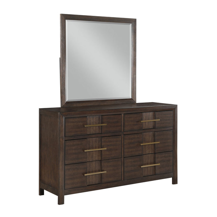 Kenzo - 6 Drawer Dresser - Walnut