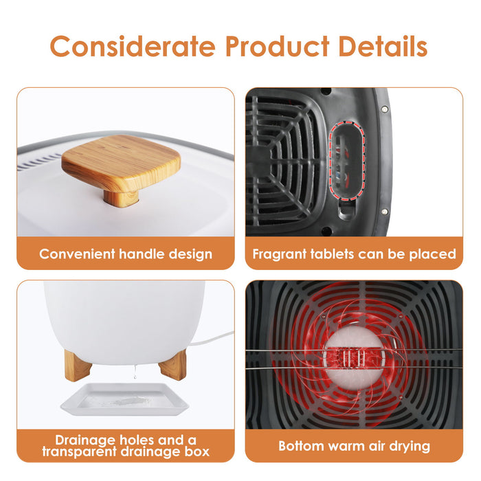 Extra Large Towel Warmers, Luxury Bucket Towel Warmers, Large Towel Warmers For The Bathroom - White