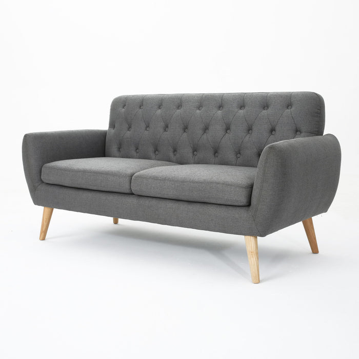 Mid - Century Tufted Loveseat
