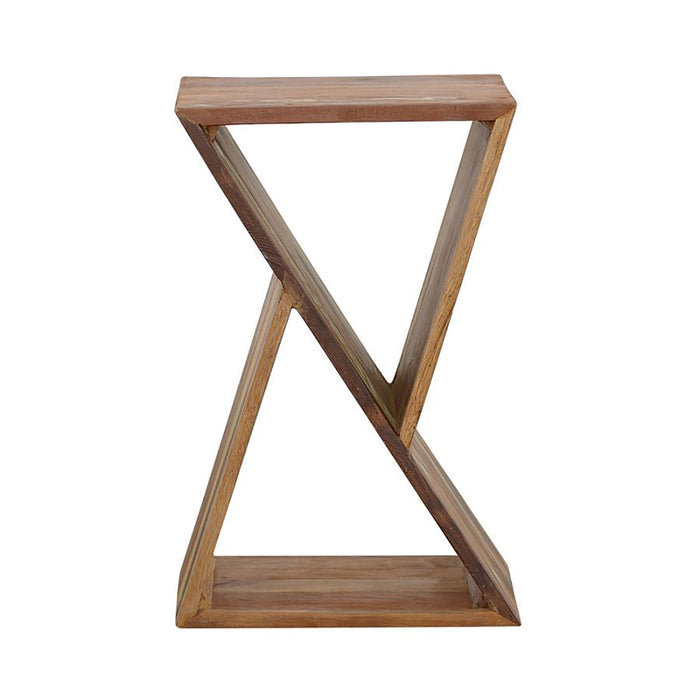 Accent Table Geometric Design - Natural
