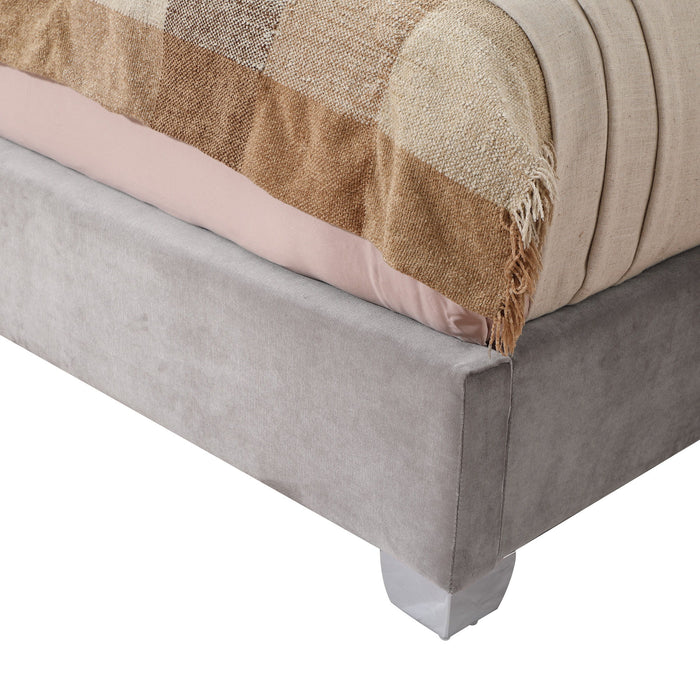 Lacey - Queen Bed Kit - Silver Gray
