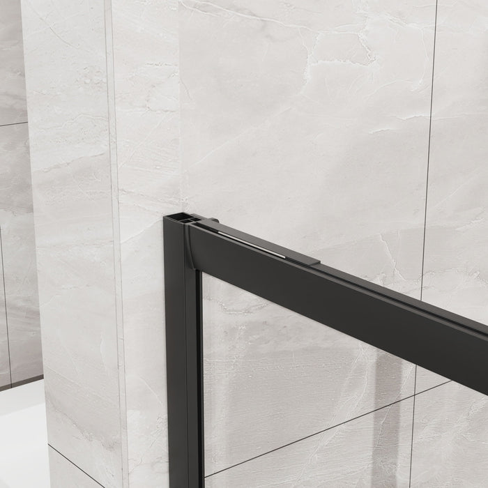 Square Corner Shower Enclosure, Adjustable Frame