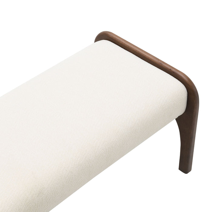 Modern Upholstered Long Bench For Kitchen