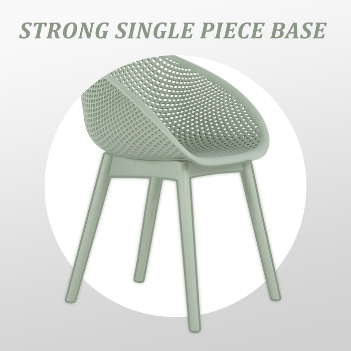 Modern Lounge Chair Set With Round Table
