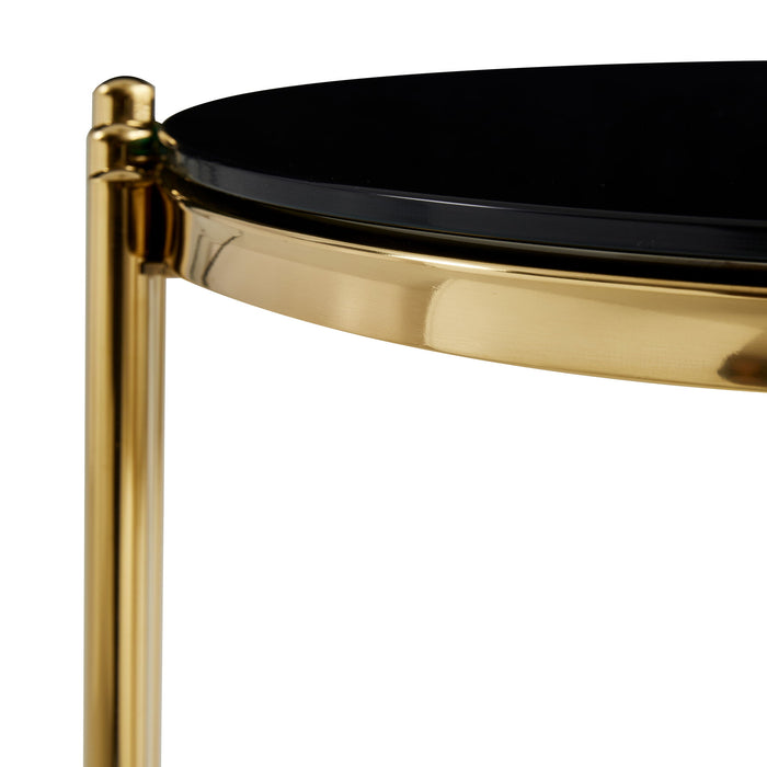 Round Table With Double Layer Storage