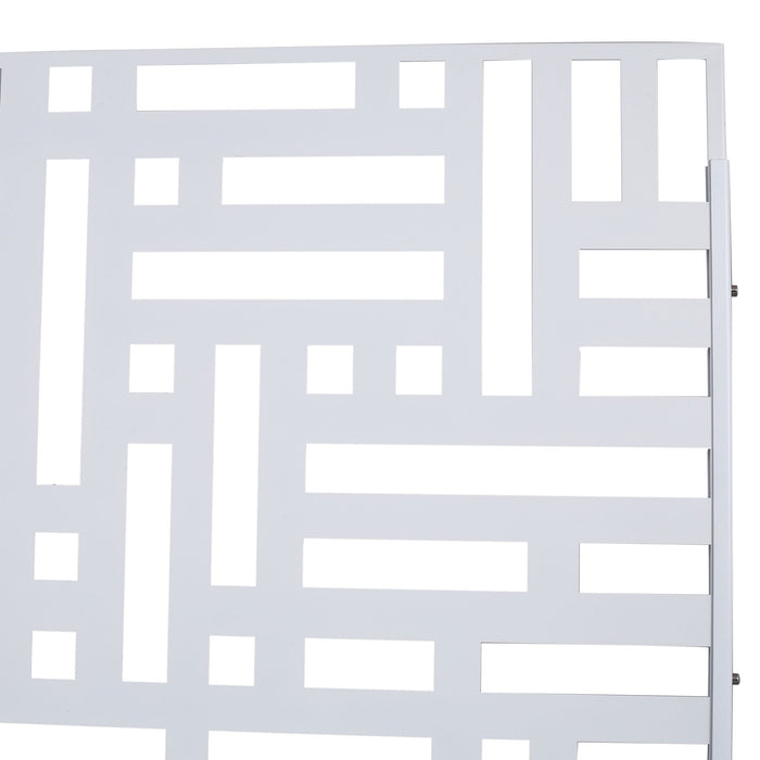 Decorative Freestanding Metal Privacy Screen For Indoor & Outdoor Use