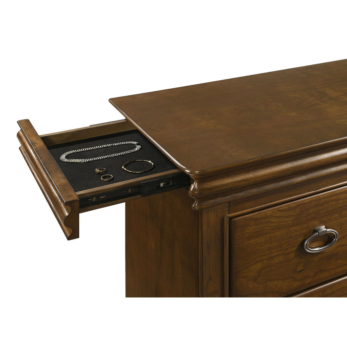 Leonide - 9 Drawer Dresser - Cherry
