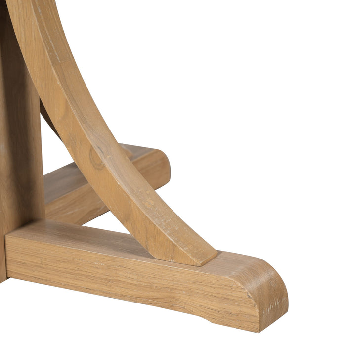 Dining Table With Trestle Base