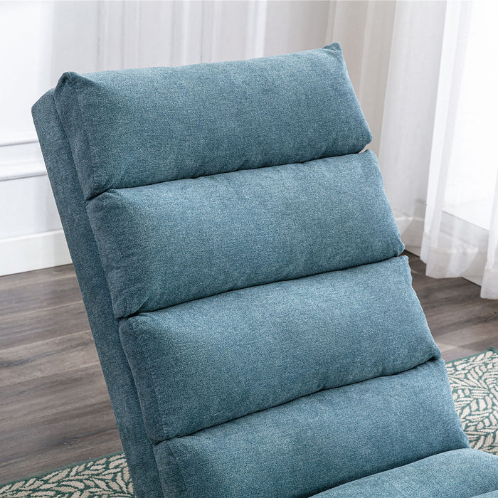 Massage Chaise Lounge Indoor With Remote Control, Ergonomic Electric Massage Lounger