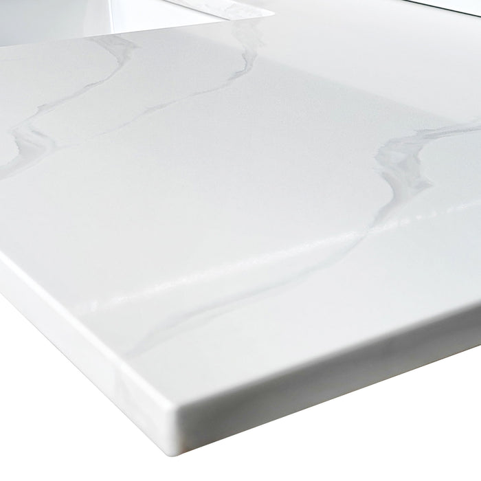 Bathroom Vanity Top With Undermount Sink, 3 Pre Drilled Holes