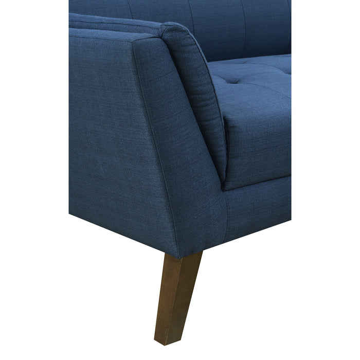 Loveseat - Blue - Fabric