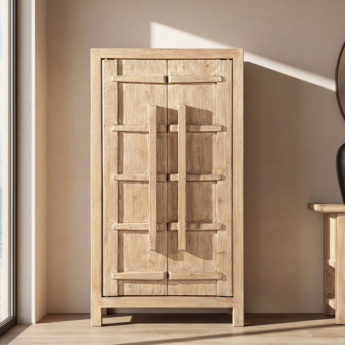 Rowan - Storage Cabinet With Double Doors - Natural
