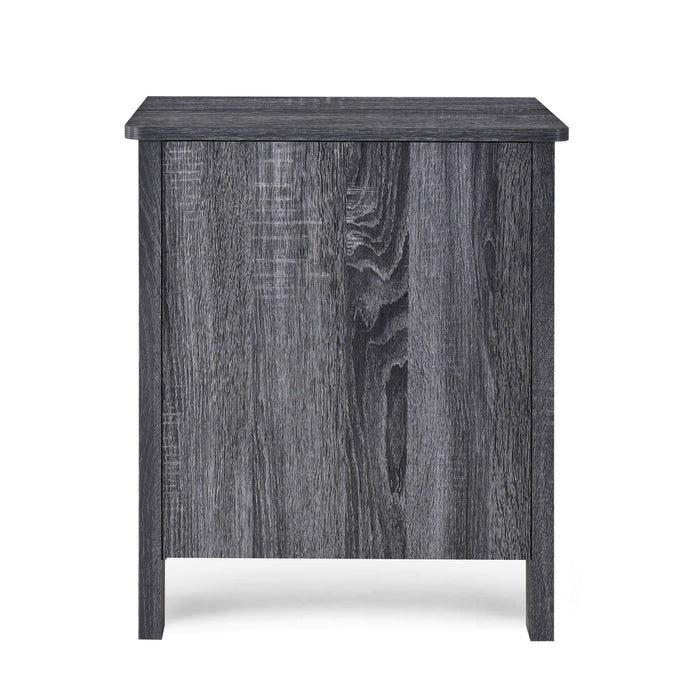 Titeca - Contemporary Wood 2 Drawer Nightstand
