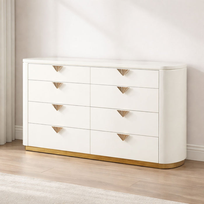 La Pierre - Bedroom Set With Upholstered LED Bed