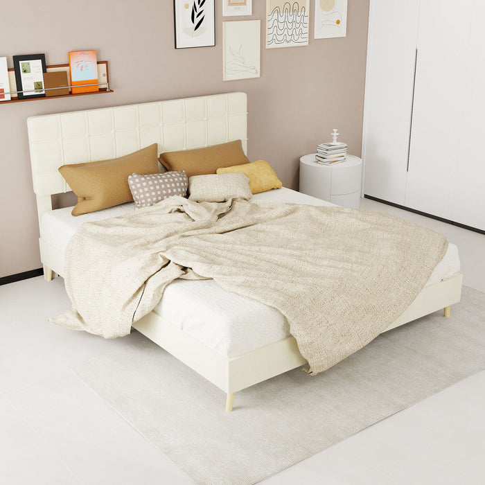 Yungan Lingge Minimalist Soft Pack Headboard Bed