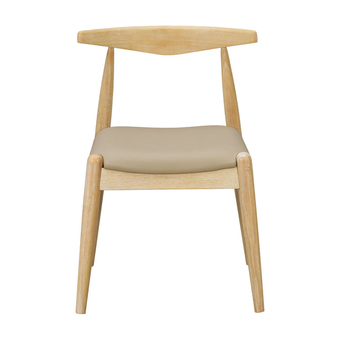 Dining Chairs With Ergonomic Backrest (Set of 2)