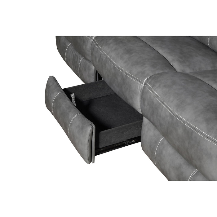 Hudson - Motion Sofa Pillow Top Arms Reclining Comfort - Gray