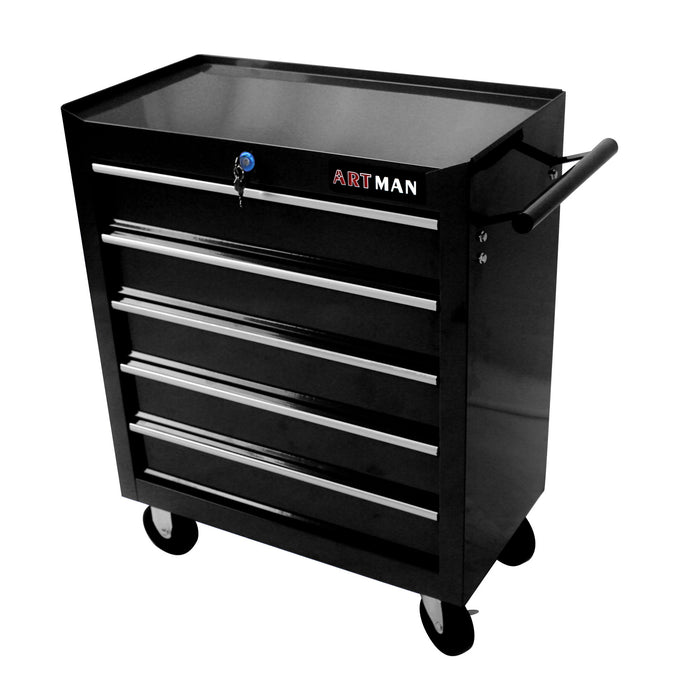 Multifunctional Tool Cart With Wheels And Drawers