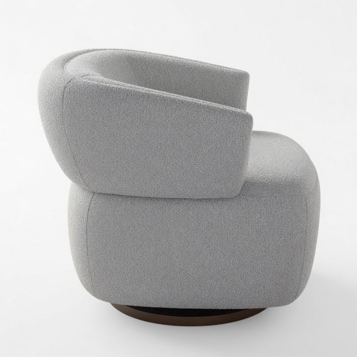 Swivel Barrel Accent Oversized Club Chair